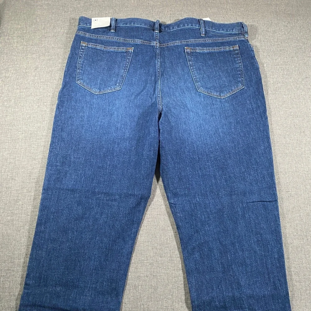 NWT Banana Republic Slim Fit Jeans Mens 42x32 Blue Mid Rise‎ Stretch Medium Wash